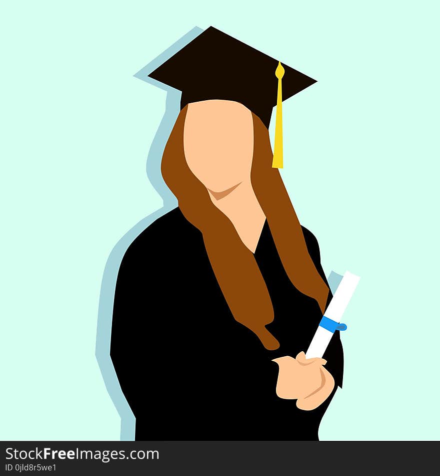 Mortarboard, Academic Dress, Academician, Hand