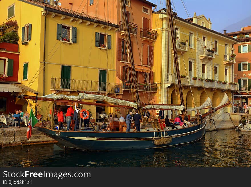 Waterway, Water Transportation, Canal, Town