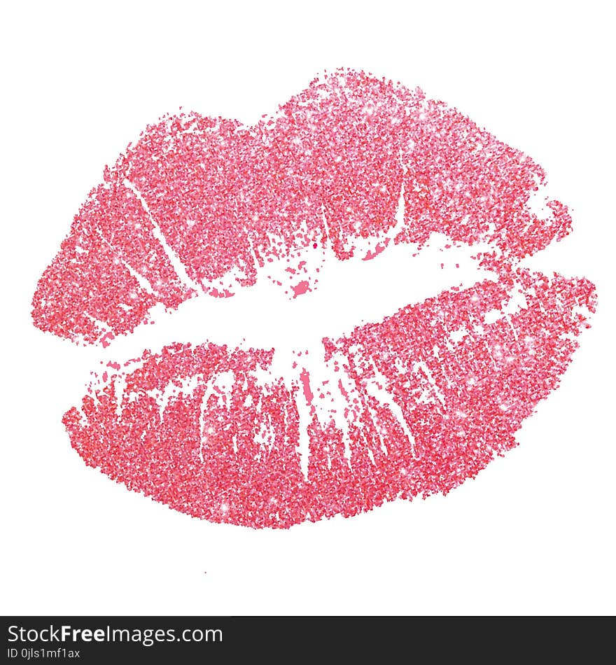 Pink, Lip, Beauty, Glitter