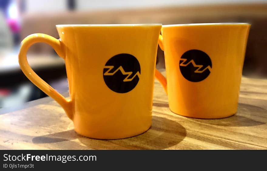 Mug, Yellow, Coffee Cup, Cup