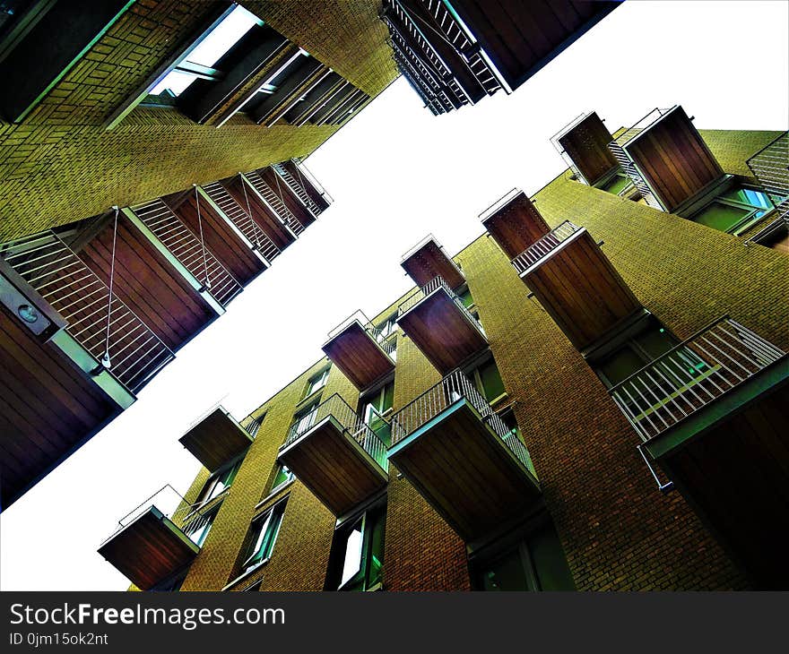 Low Angle View of High-rise Building