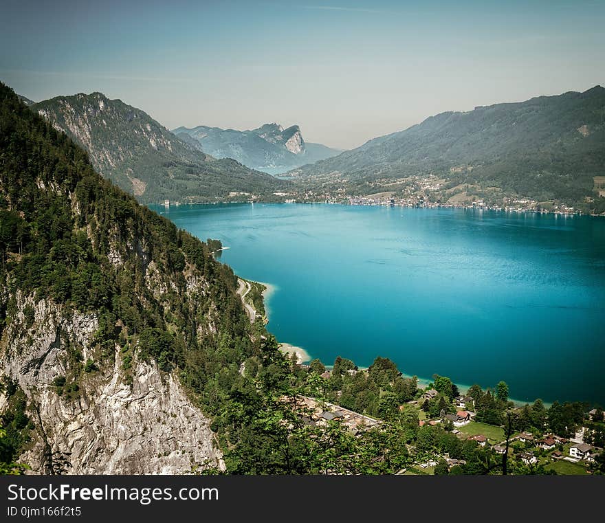 Green Mountains Near Lagoon