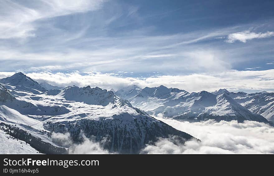 Aerial Photography of Mountains