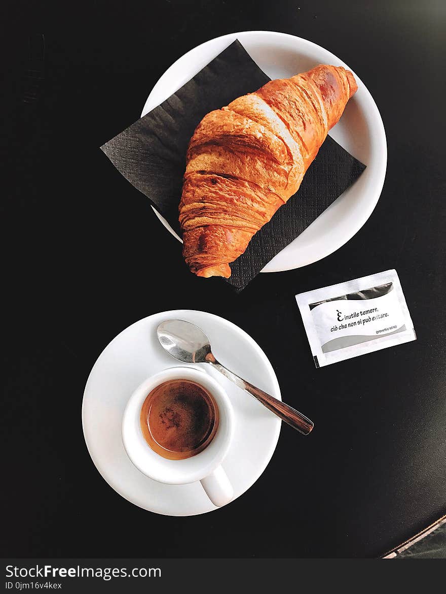 Croissant and Coffee