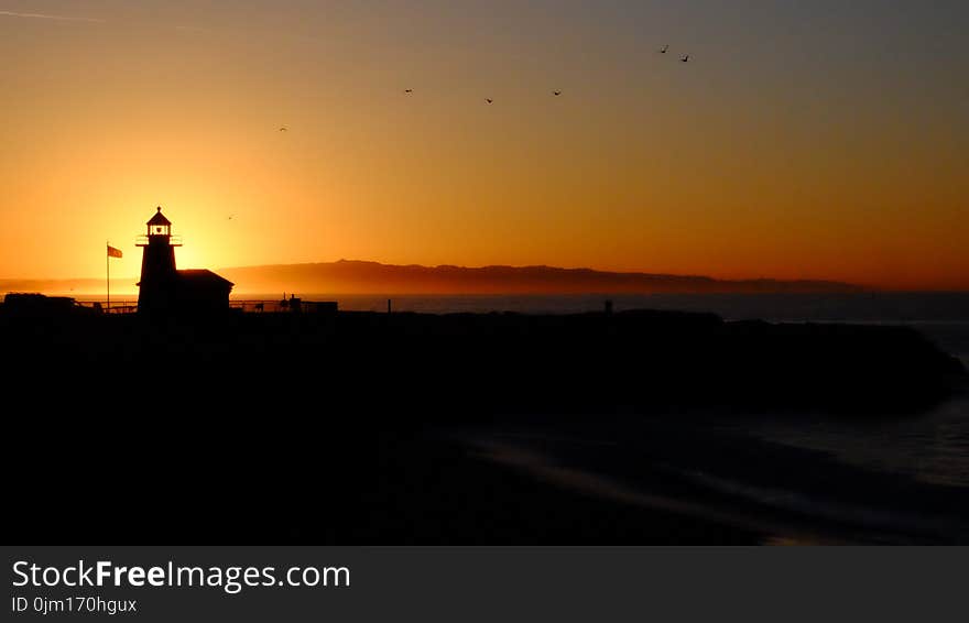 Time Lapse Photography of Lighthouse