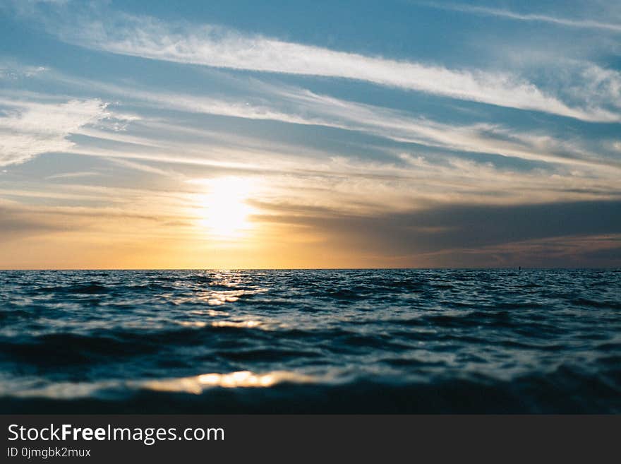 Ocean during Sunset