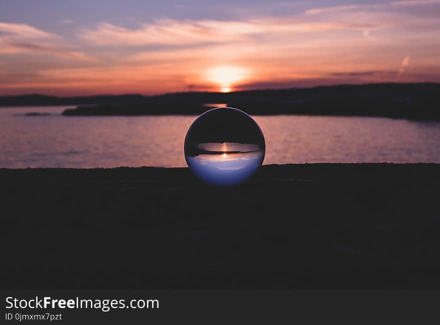 Silhouette Photography of Ball