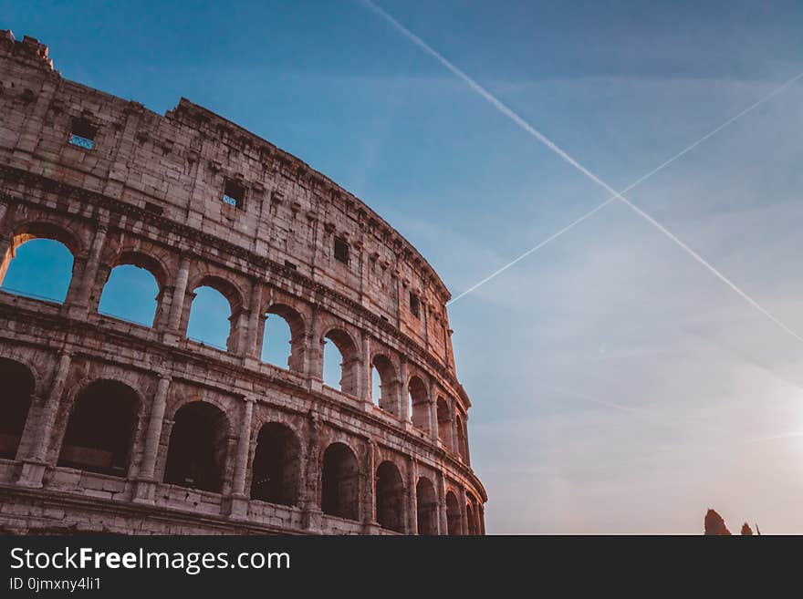 Low-angle Photo of Coliseum, Rome