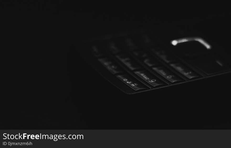 Black Candybar Phone