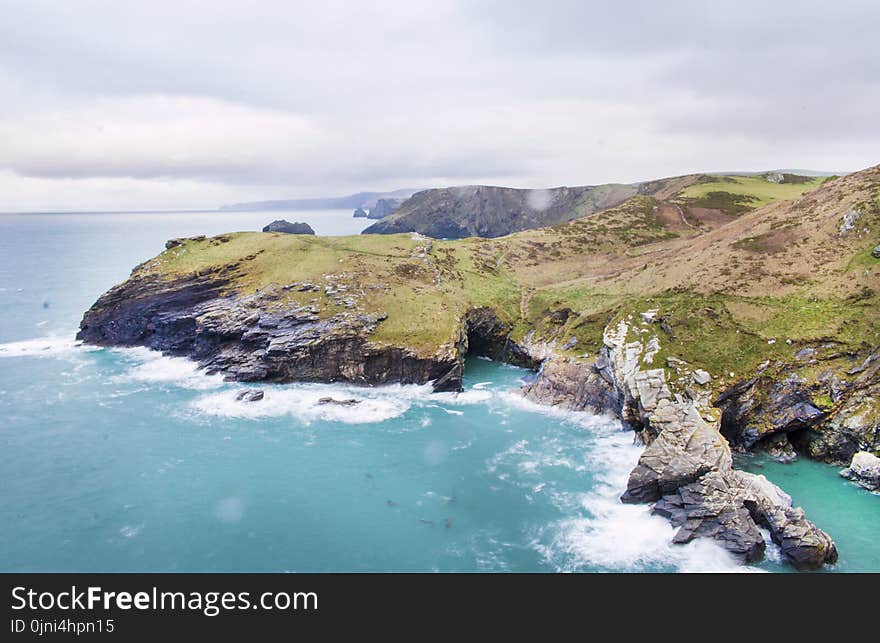 Aerial Photography of Island