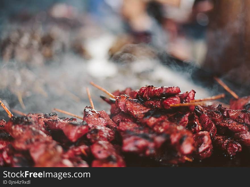 Closeup Photo of Barbecues