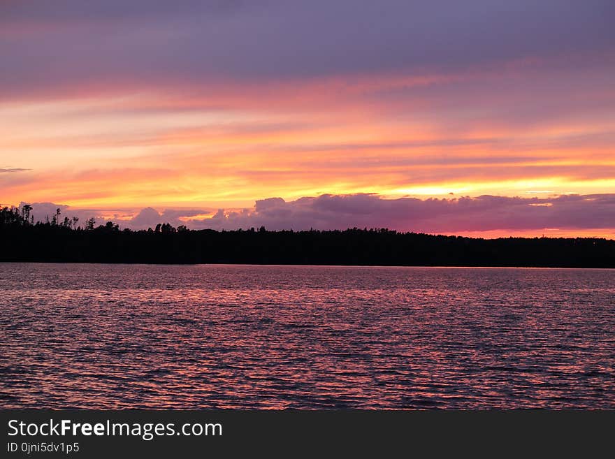 Sea during Sunset