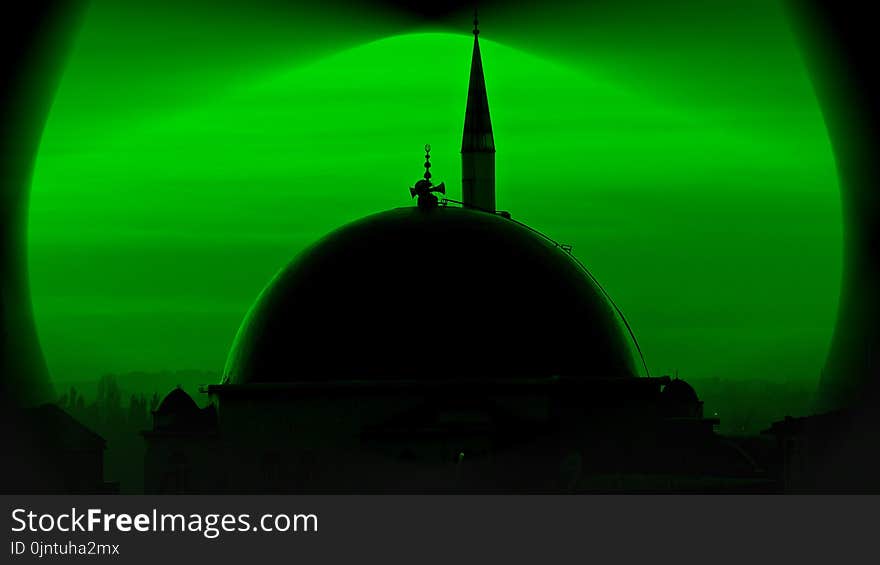 Green, Atmosphere, Sky, Darkness