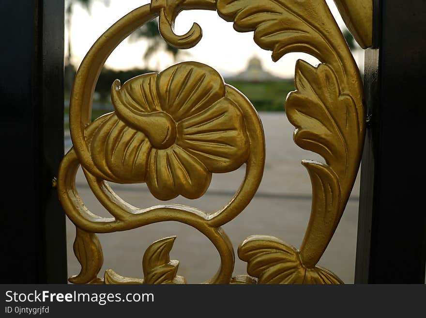 Carving, Metal, Brass, Relief