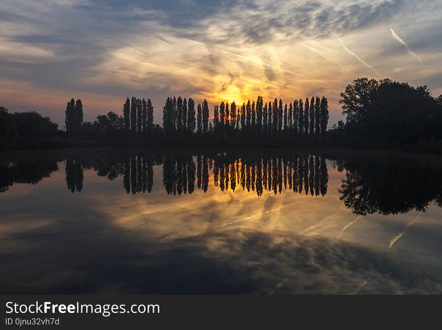 Reflection, Sky, Nature, Water