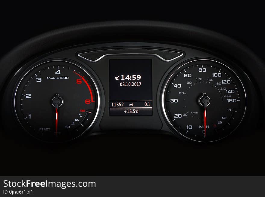 Car, Vehicle, Motor Vehicle, Speedometer