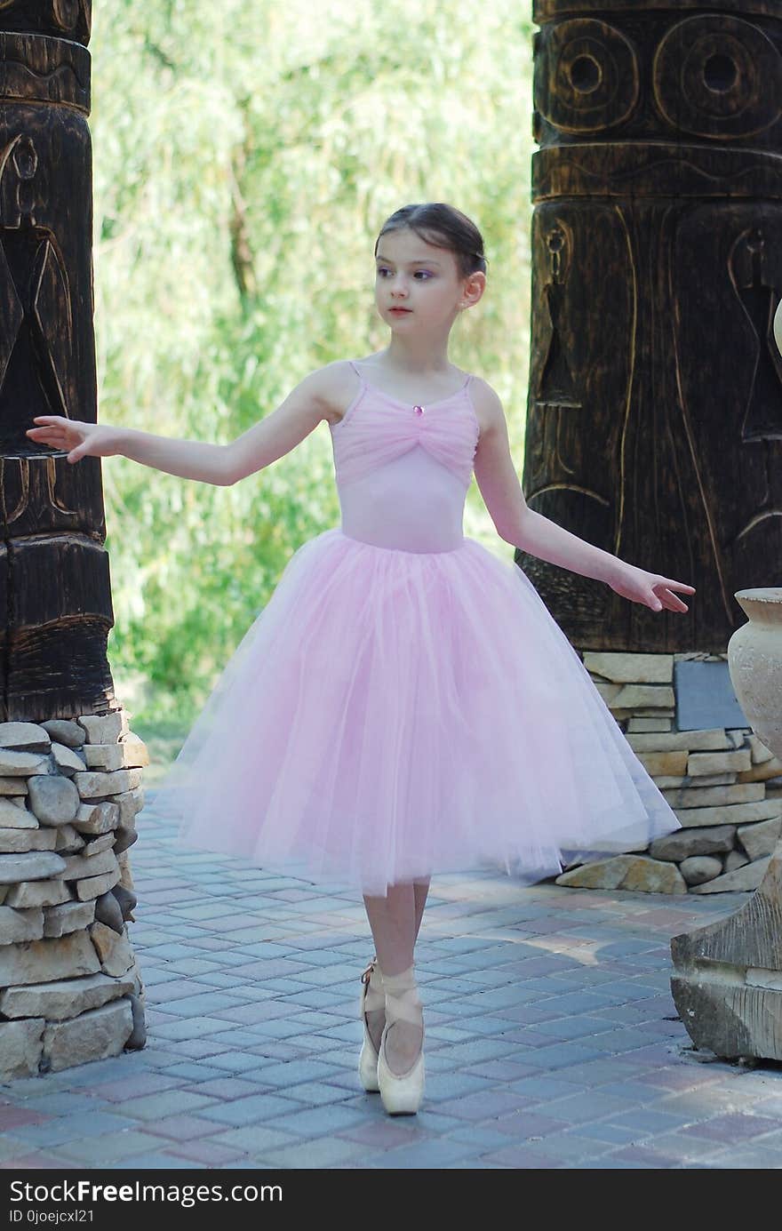 Pink, Dress, Ballet Tutu, Gown