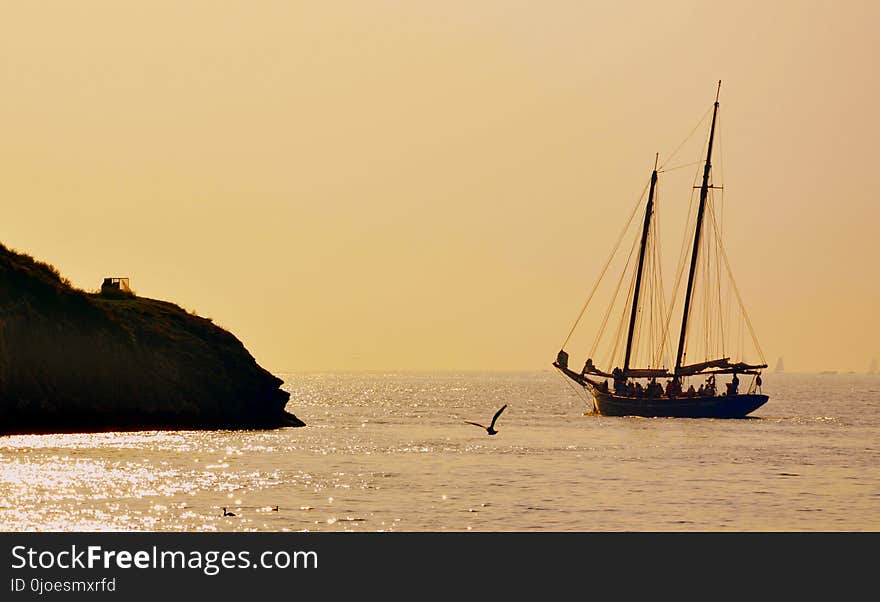 Calm, Sea, Sky, Horizon