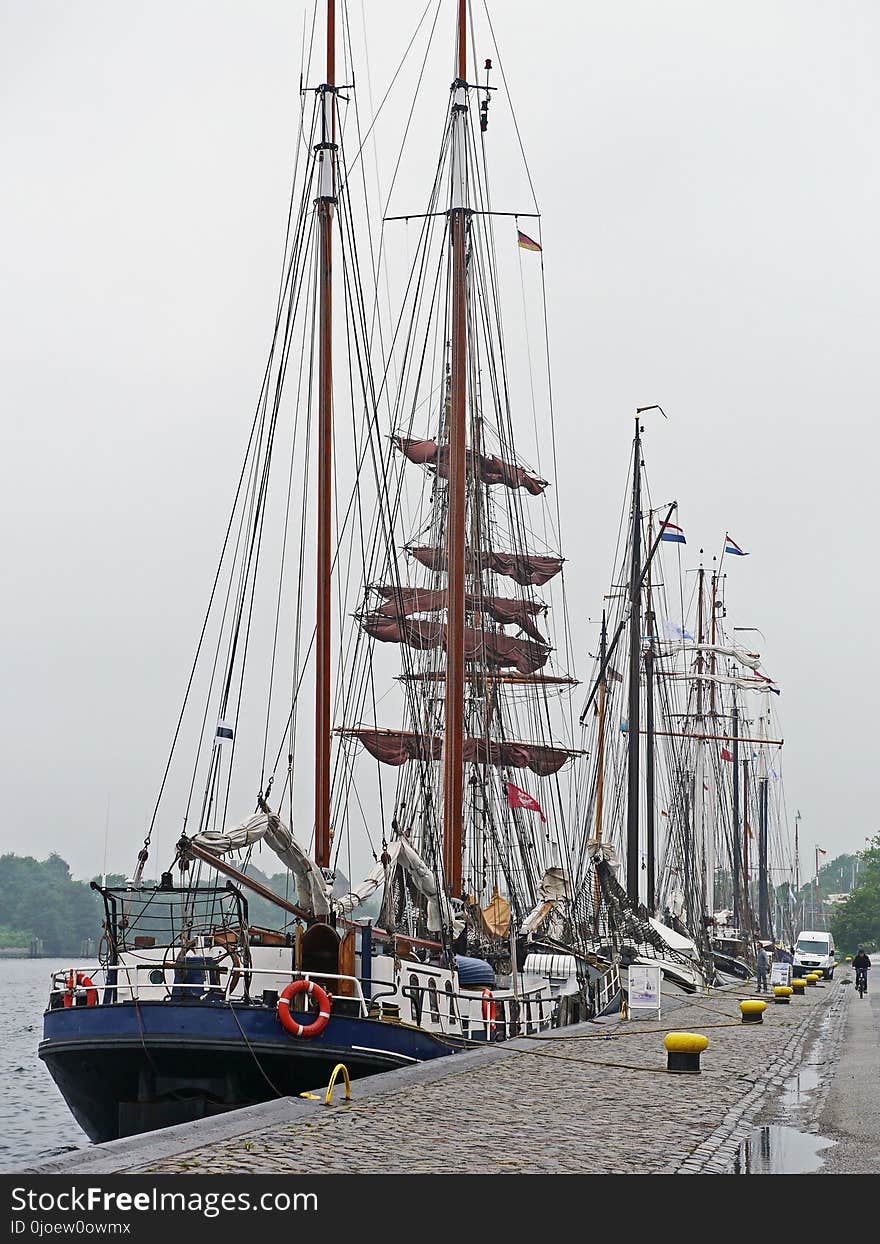 Sailing Ship, Tall Ship, Ship, Barquentine