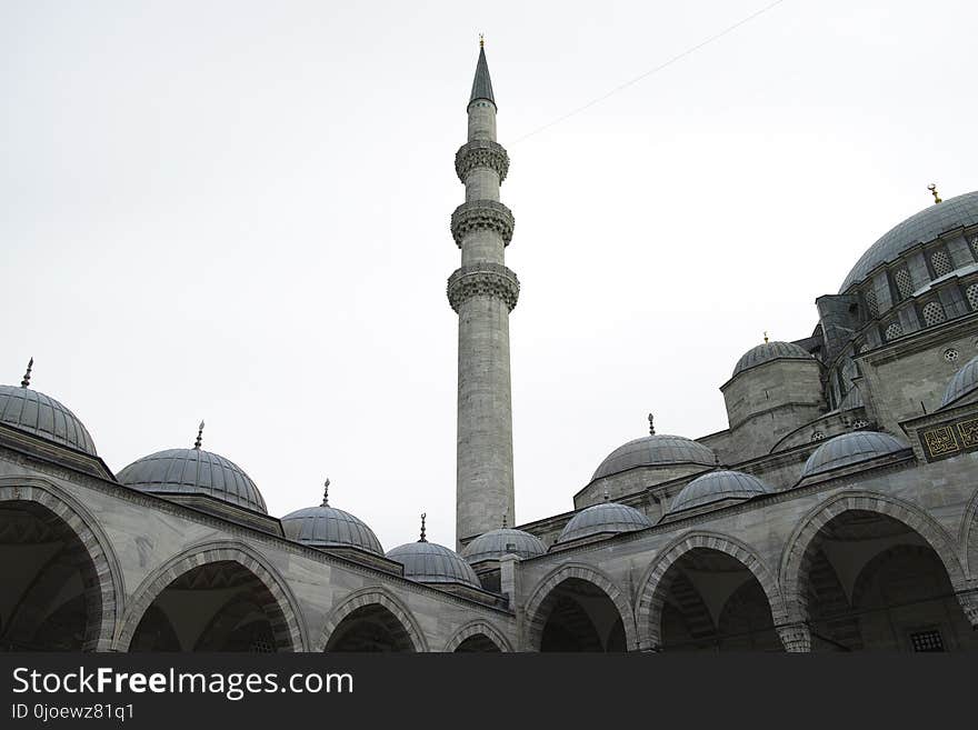 Mosque, Building, Place Of Worship, Dome