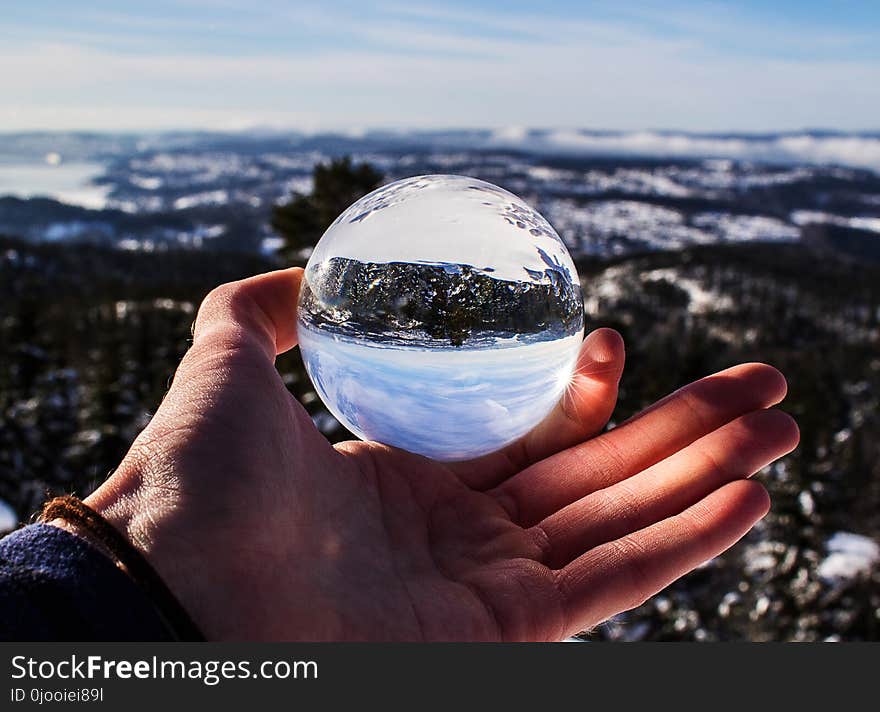 Round Clear Glass Ball