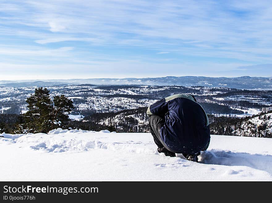 Man at Hill Top