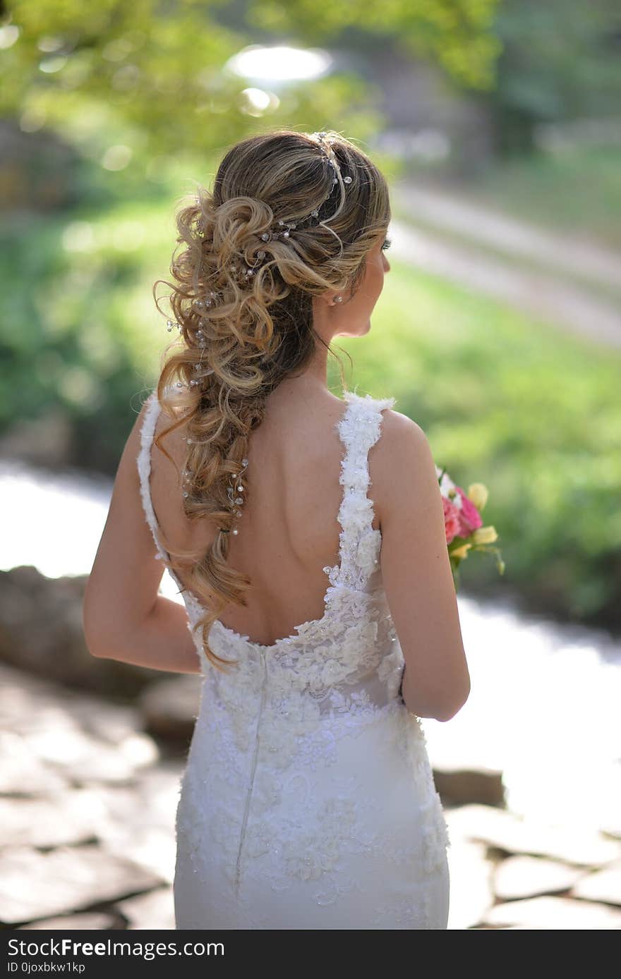 Hair, Gown, Bride, Wedding Dress