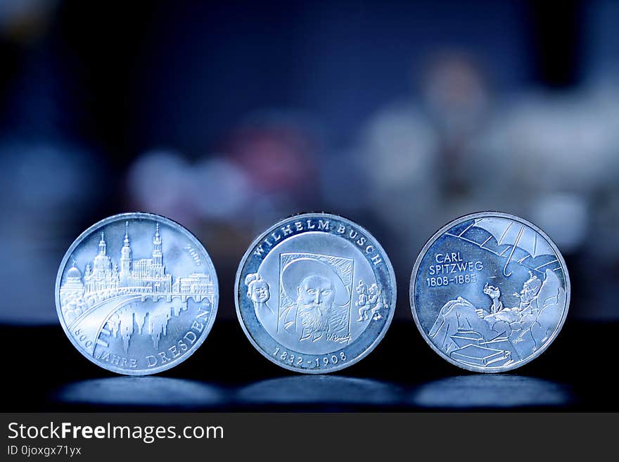 Close Up, Coin, Currency, Macro Photography