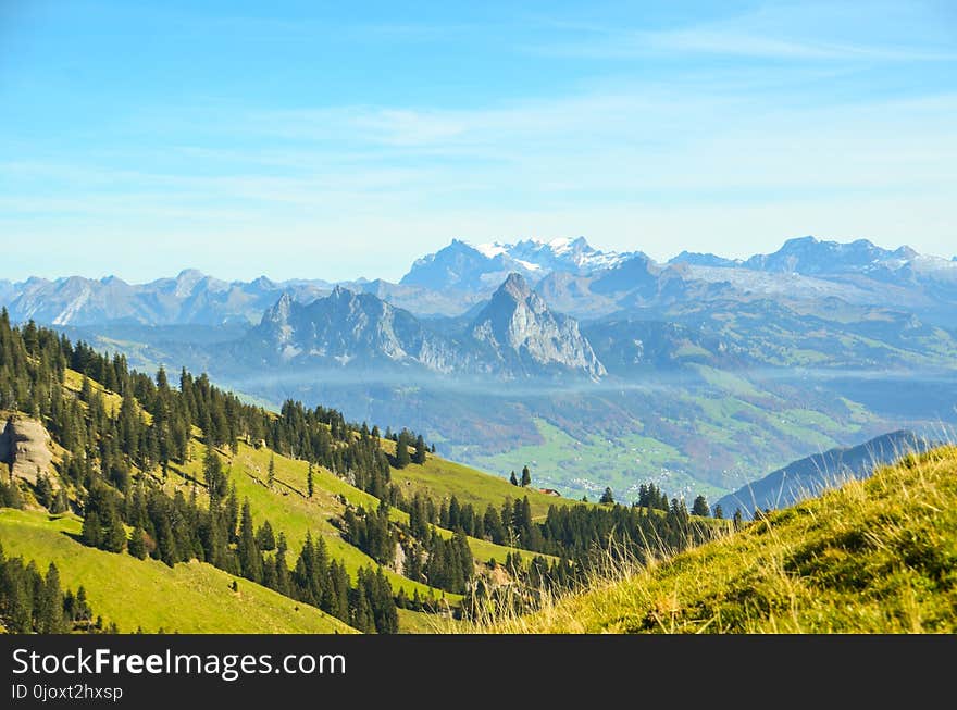 Mountainous Landforms, Mountain Range, Nature, Mountain