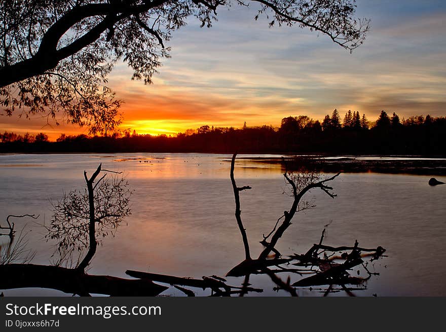 Water, Nature, Reflection, Sky