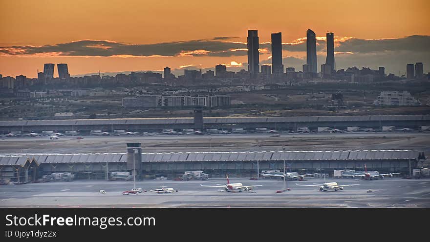 Skyline, City, Sky, Cityscape