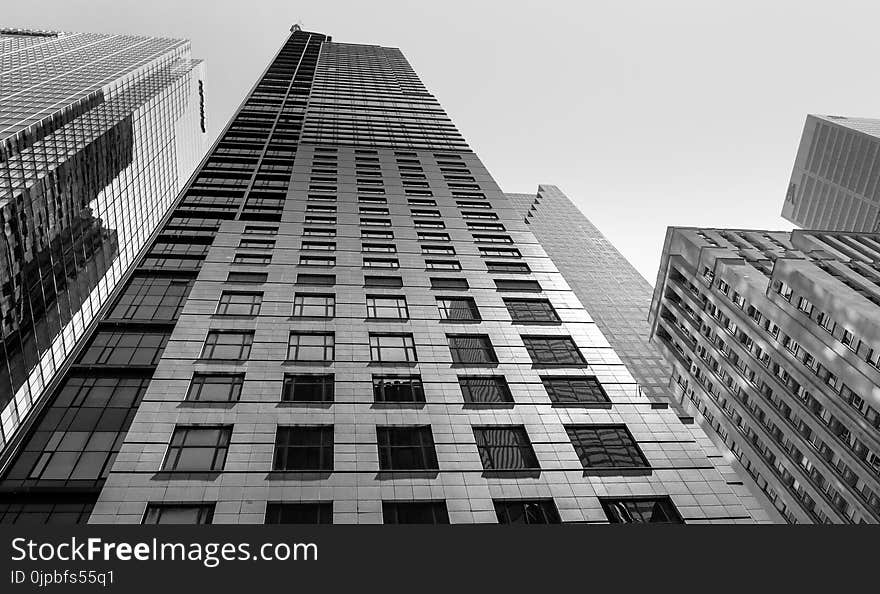 Worm&#x27;s Eye View Photography of High Rise Building