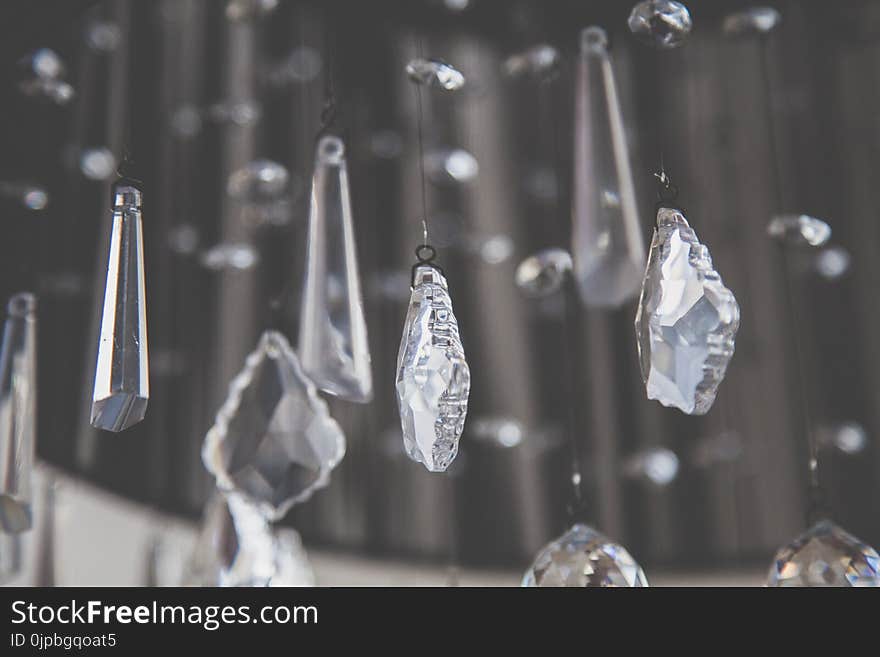 Clear Glass Stones Hanging