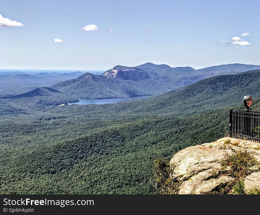 Aerial Photography of Mountain