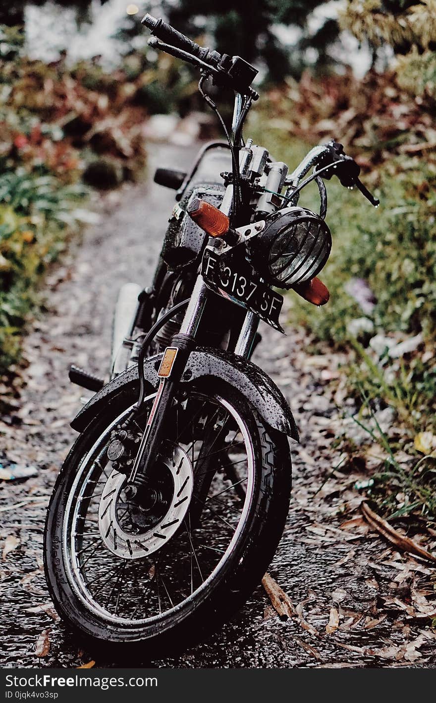 Black Fc317 Sf Motorcycle