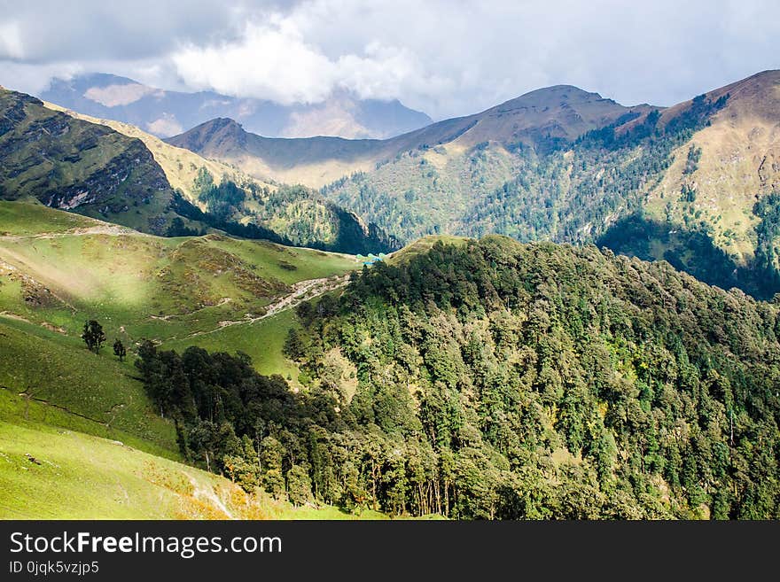 Scenic View of Mountains