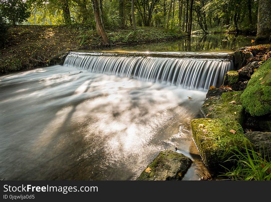 Water, Nature, Body Of Water, Waterfall