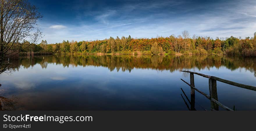 Reflection, Water, Nature, Sky