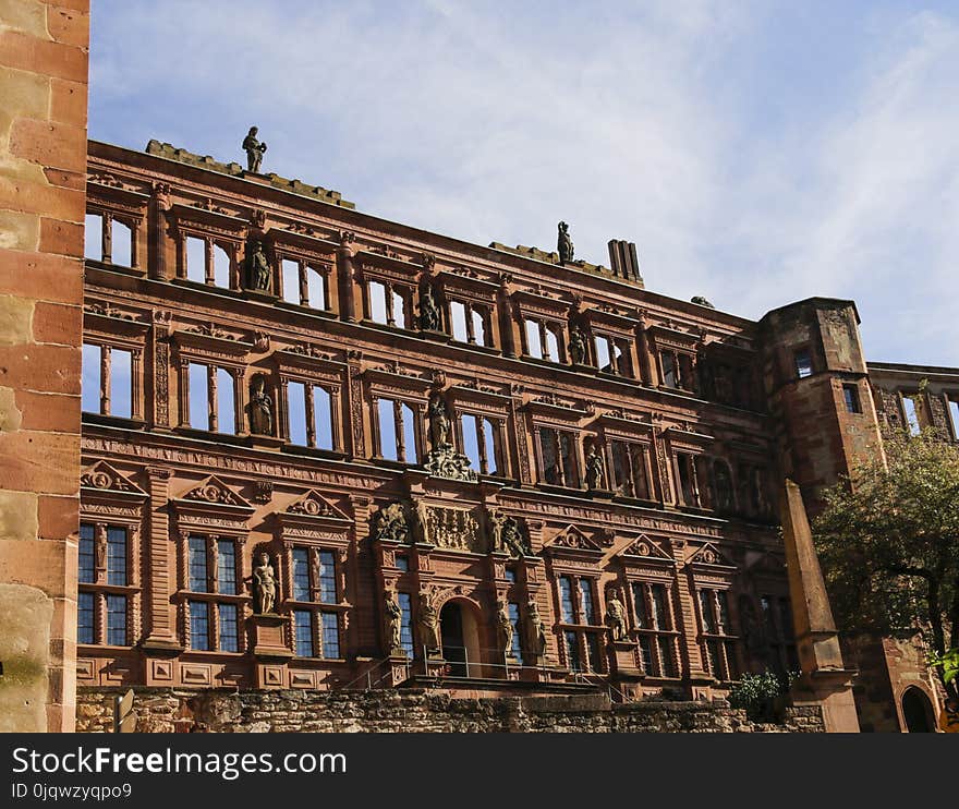 Building, Stately Home, Medieval Architecture, Facade