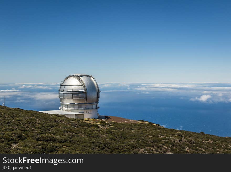 Observatory, Sky, Cloud, Horizon