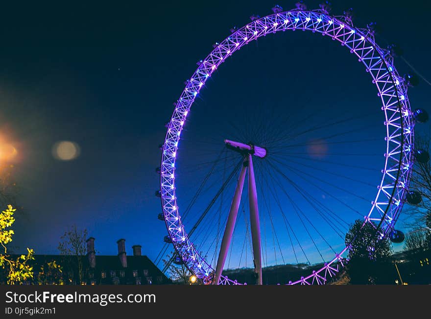 Blue Ferris Wheel