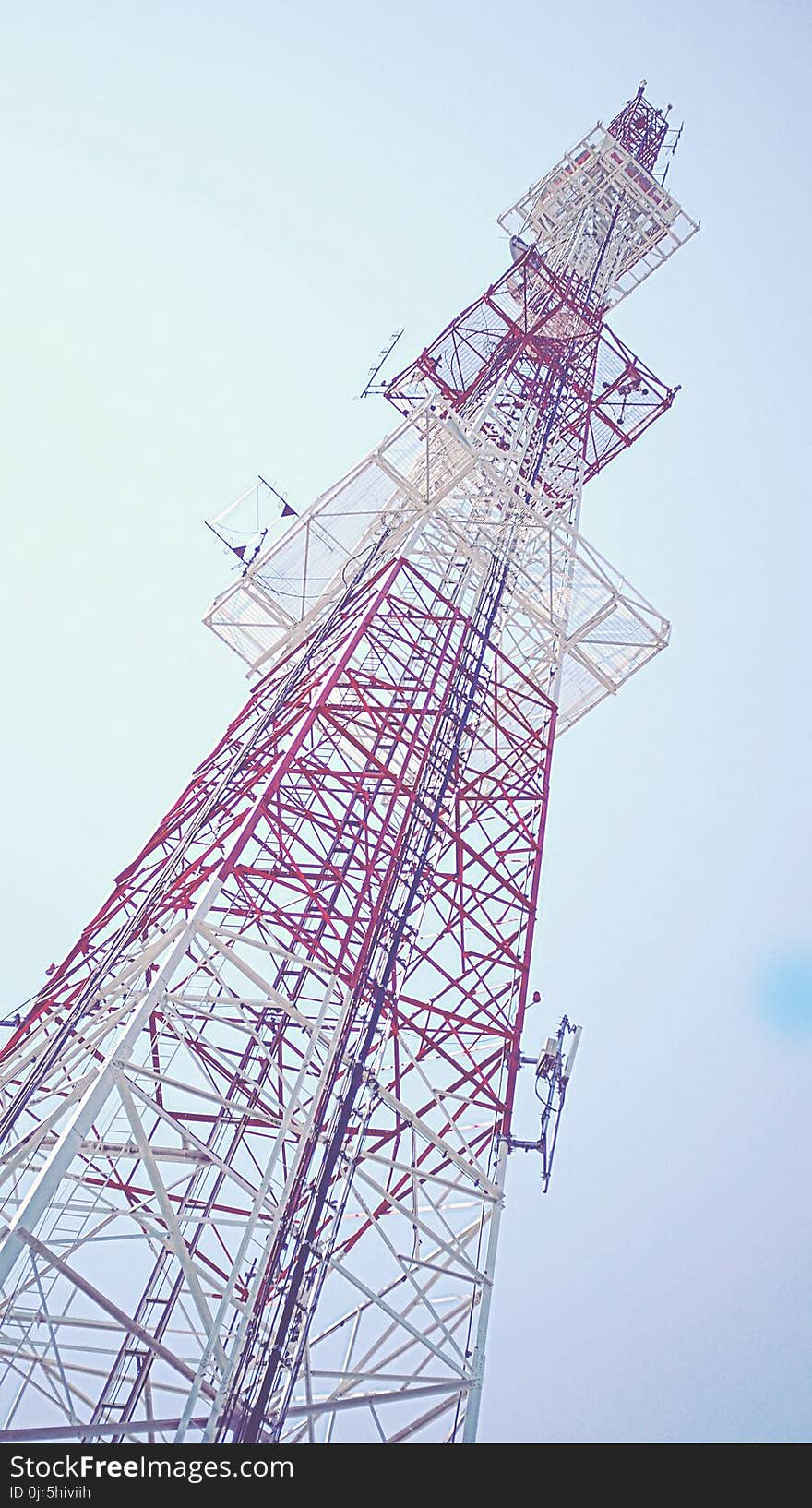 Low-angle Photography of Transmission Tower