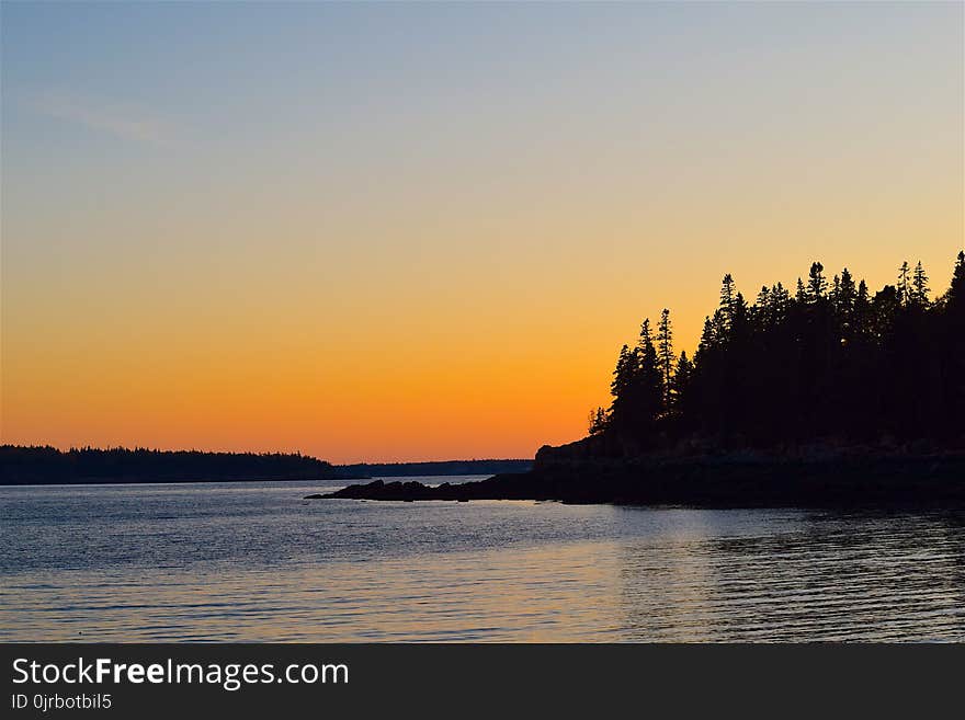 Sky, Horizon, Sunset, Water