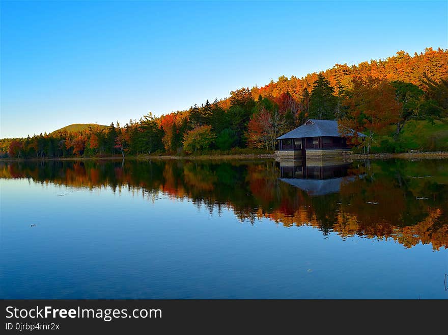 Reflection, Nature, Water, Lake