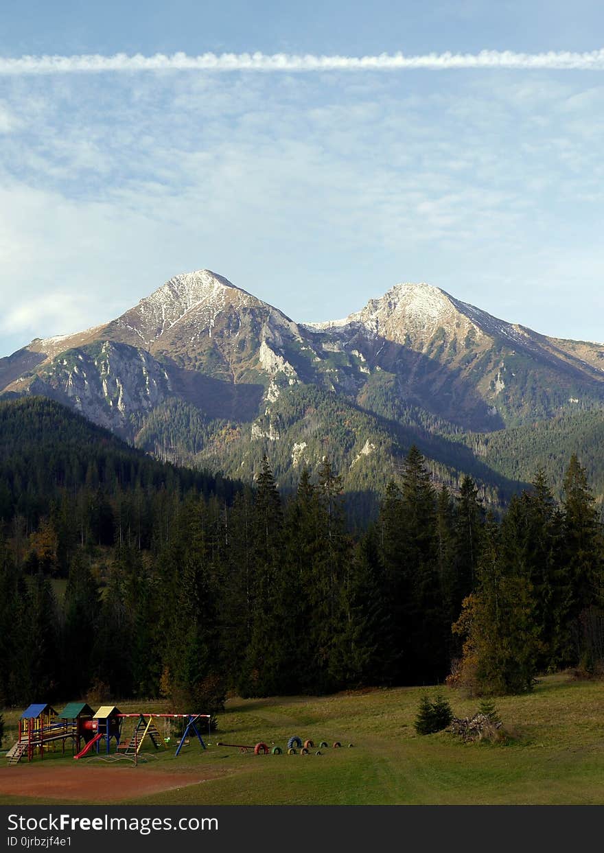 Mountainous Landforms, Mountain, Highland, Sky