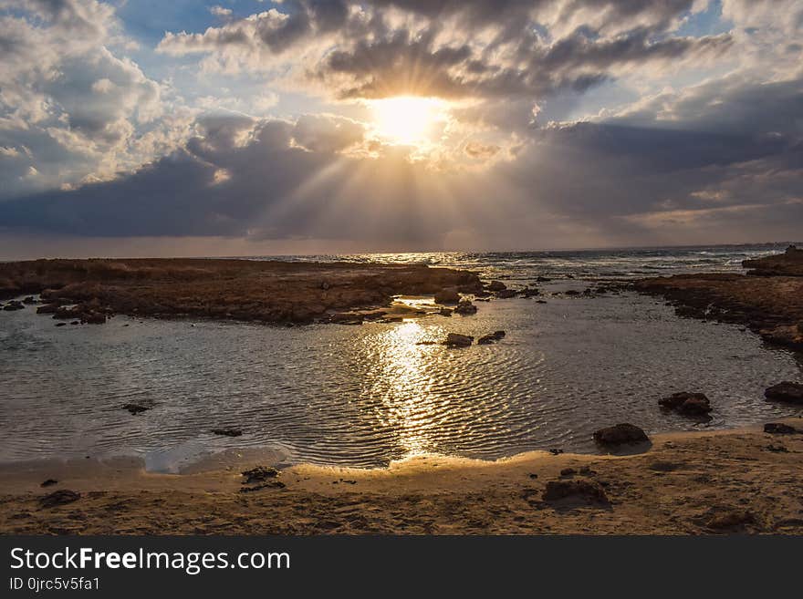 Sky, Sea, Reflection, Horizon