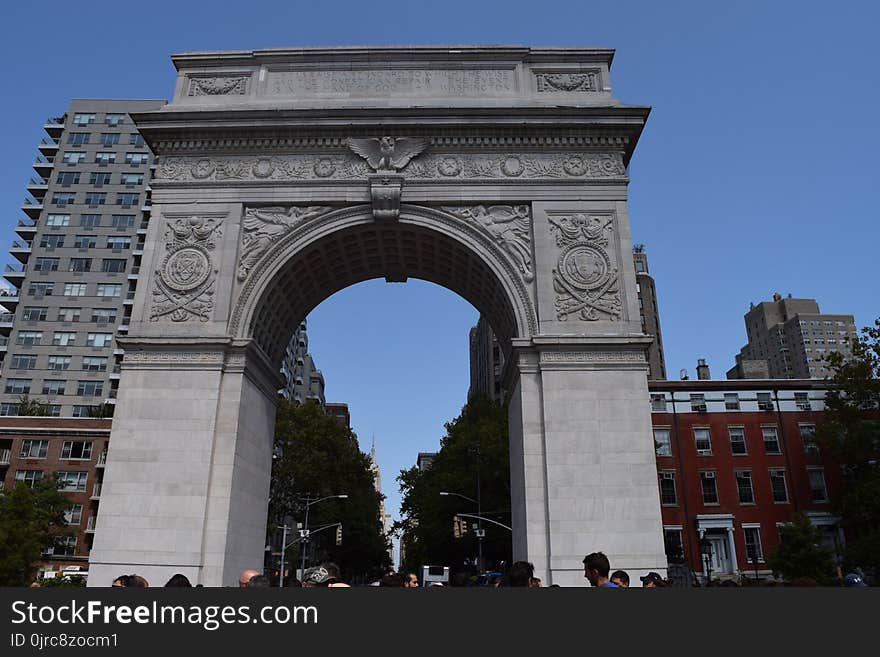 Arch, Triumphal Arch, Landmark, Monument