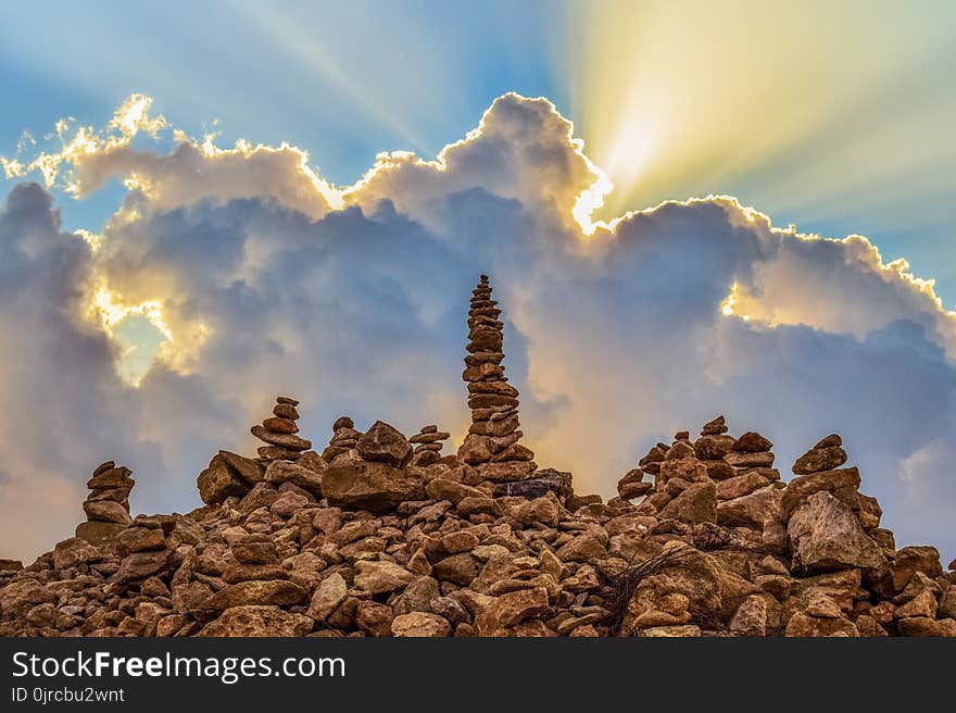 Sky, Rock, Cloud, Sunlight