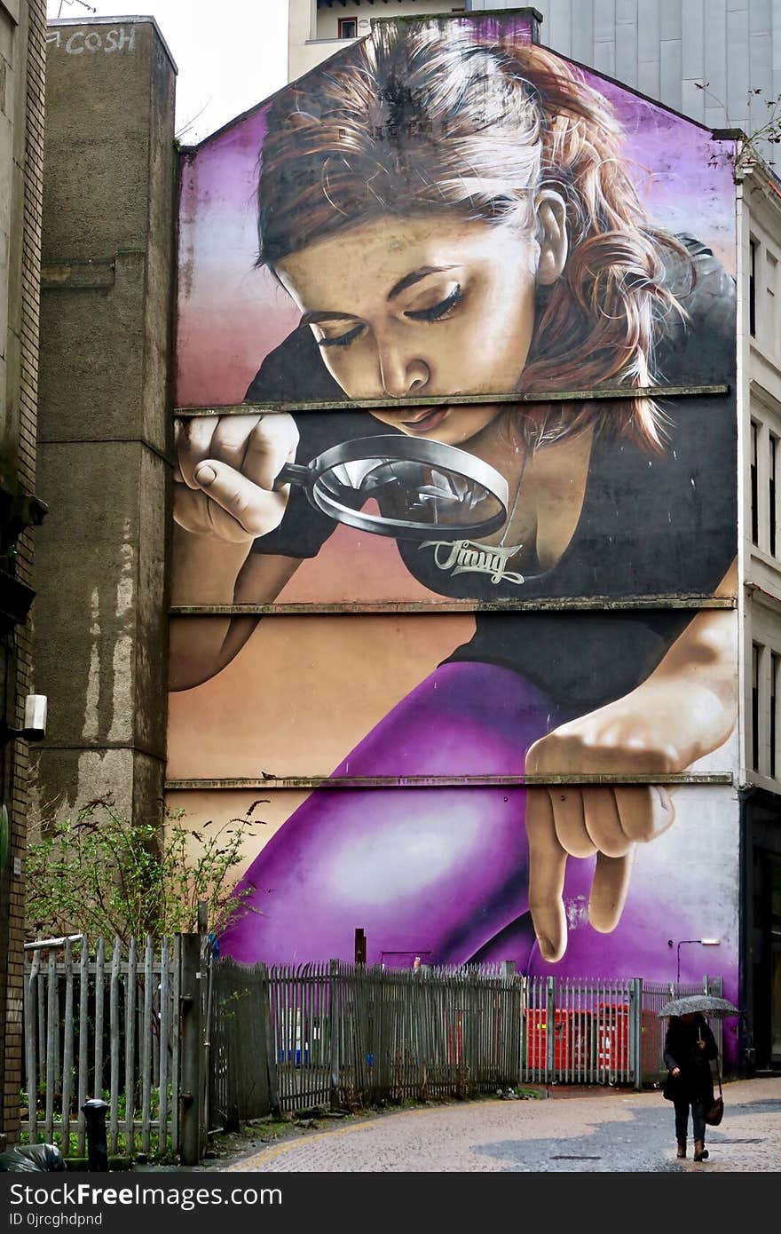 Pink, Purple, Art, Street Art