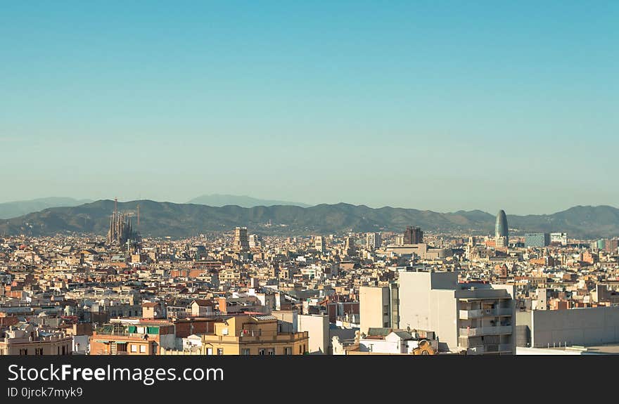 City, Metropolitan Area, Sky, Skyline